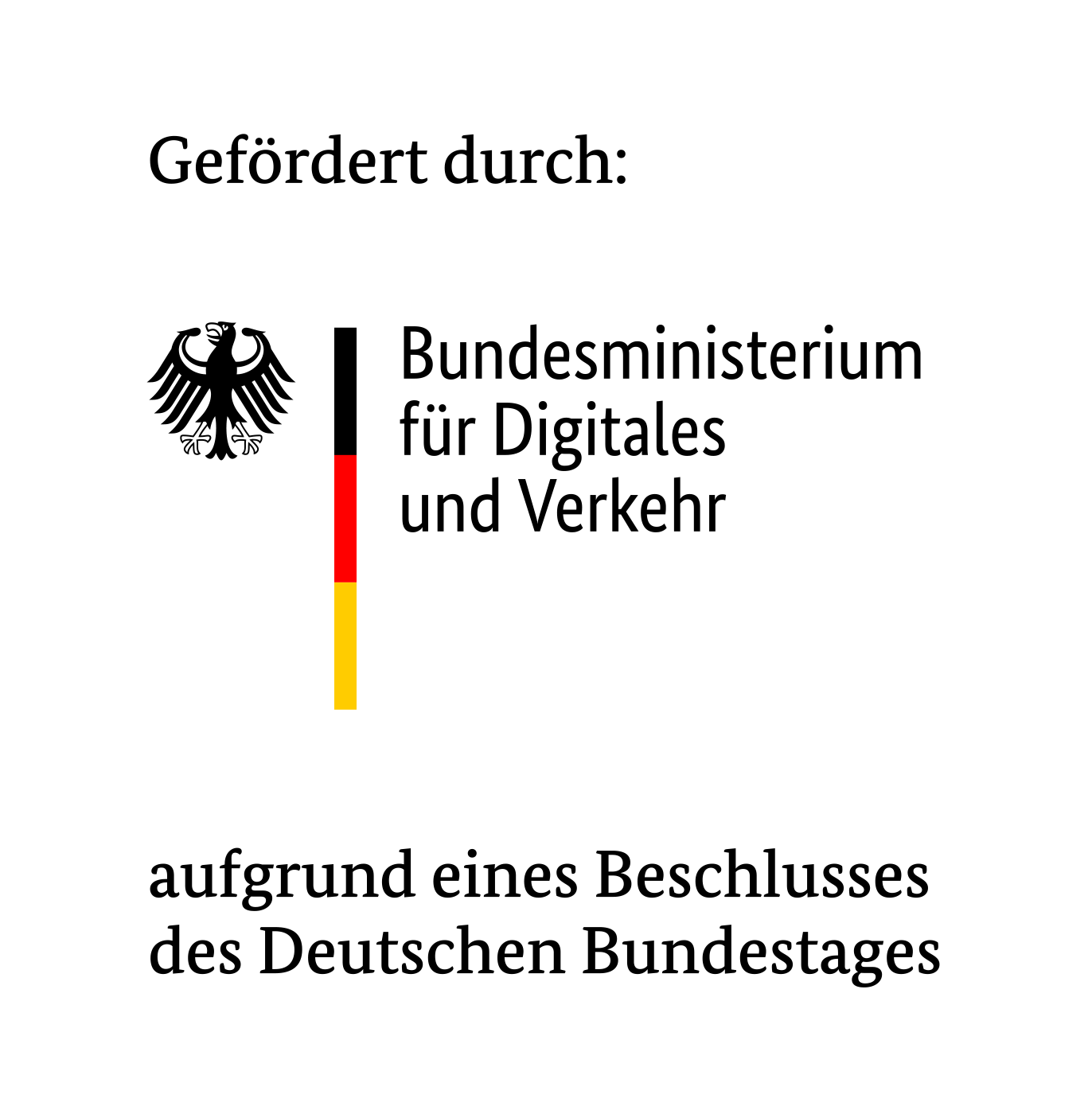 Gefördert durch das Bundesministerium für Digitales und Verkehr